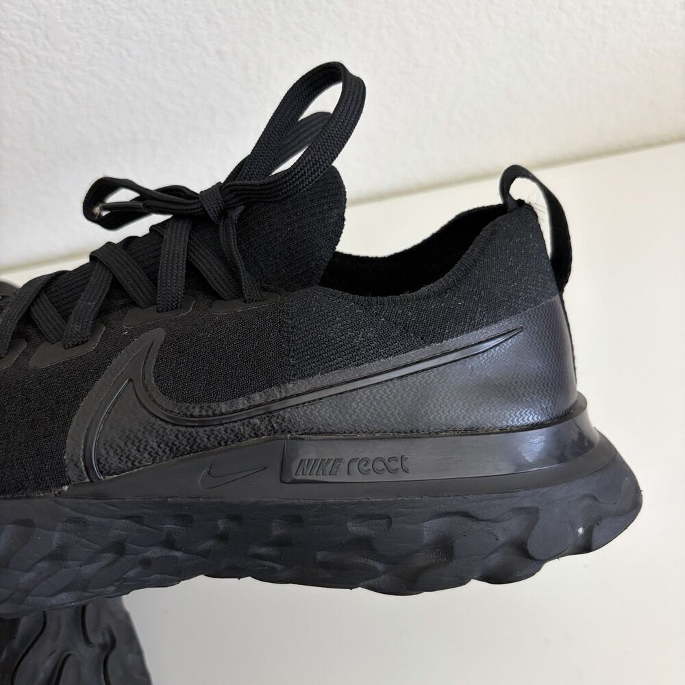 Nike React Infinity Run Flyknit Mens 9.5 Black CD4371-011 - Picture 10 of 11